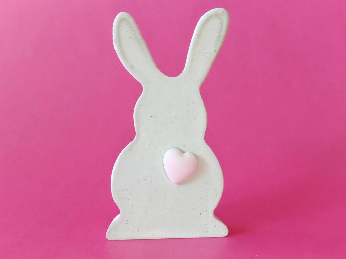 Happy Easter Bunny rosa - L
