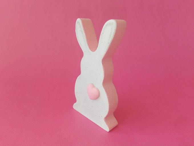 Happy Easter Bunny rosa - L